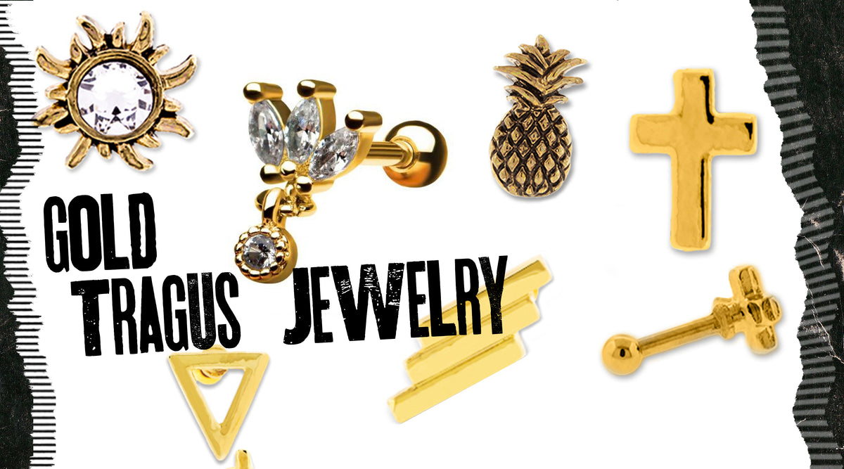 Gold Tragus Jewelry