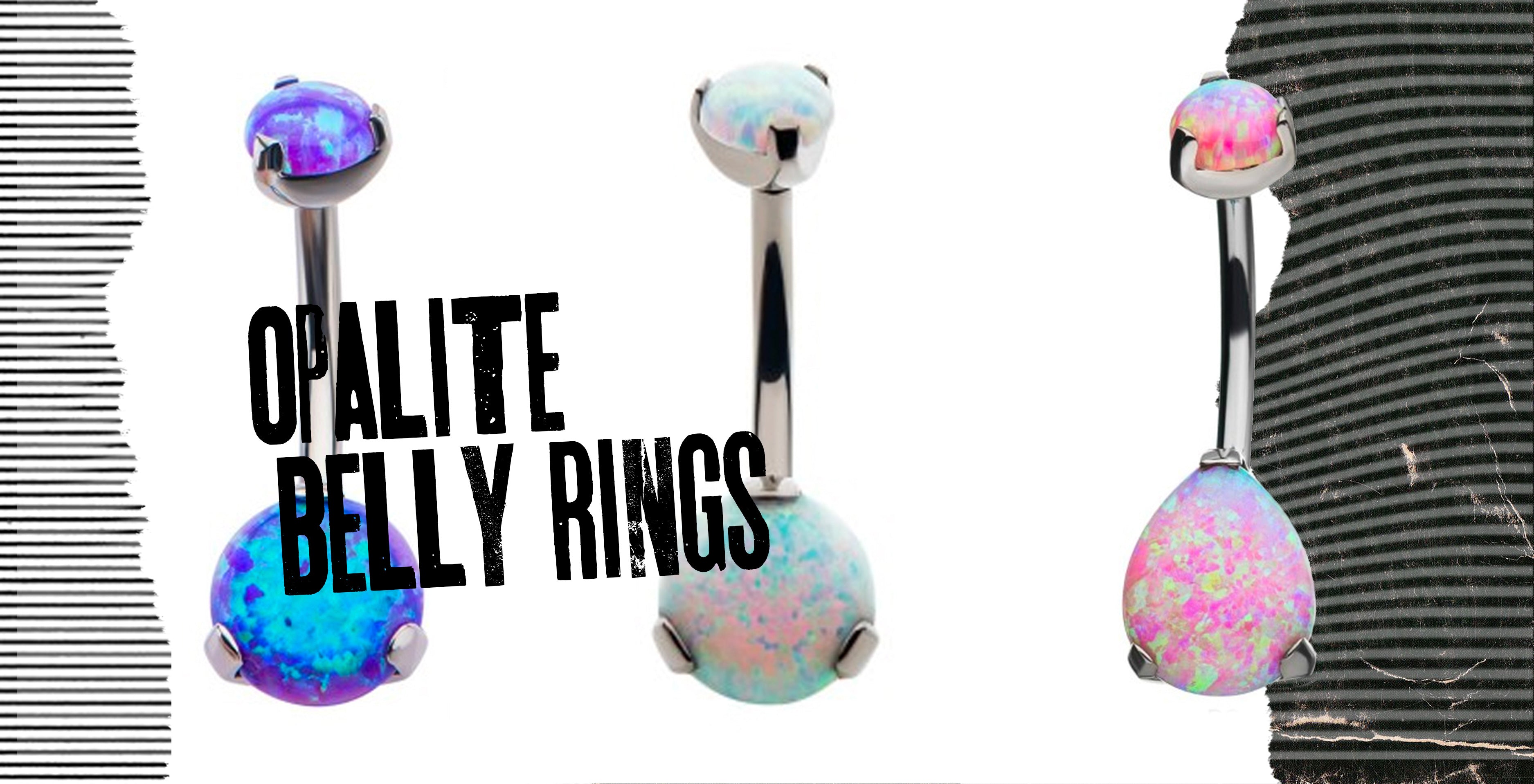 Opal Belly Button Rings & Jewelry