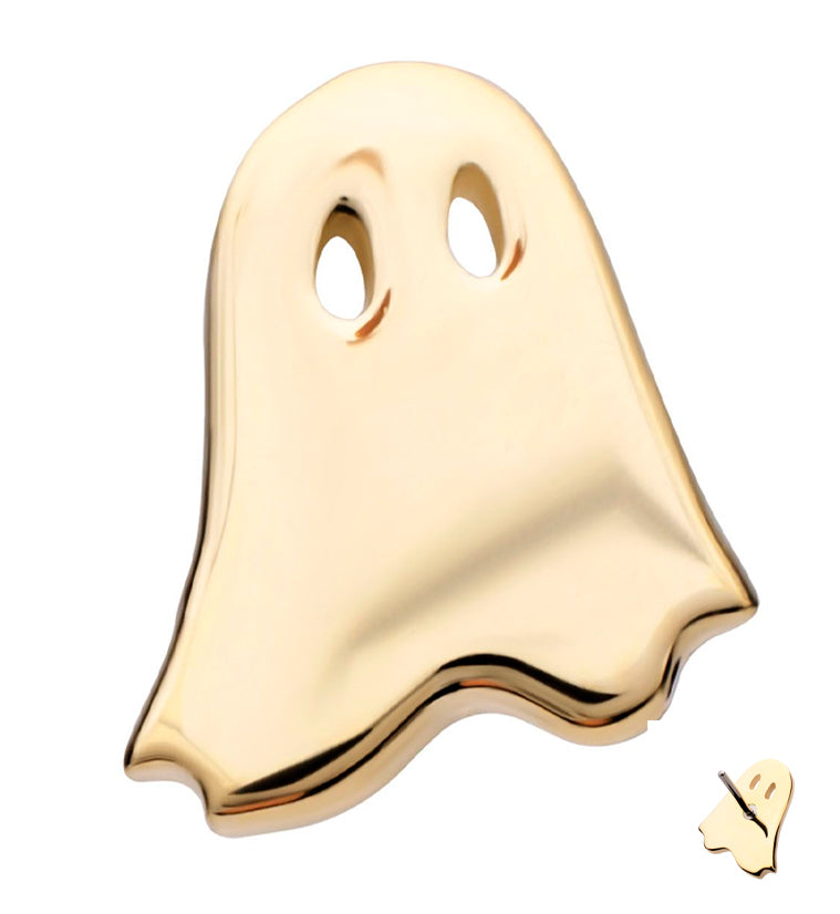 14kt Gold Sheet Ghost Threadless Top