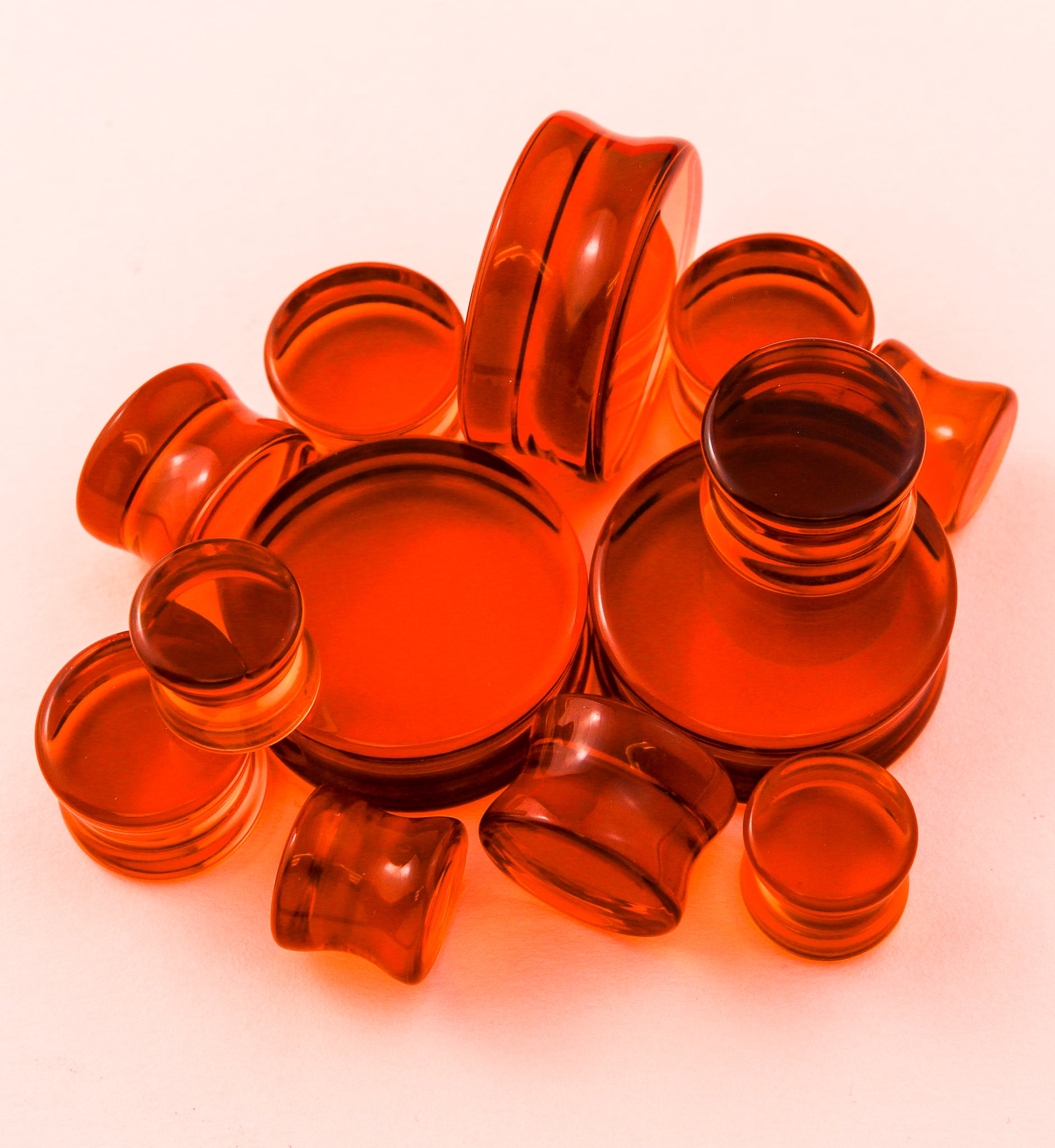 Amber Glass Plugs
