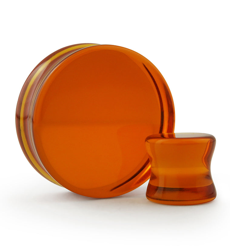 Amber Glass Plugs