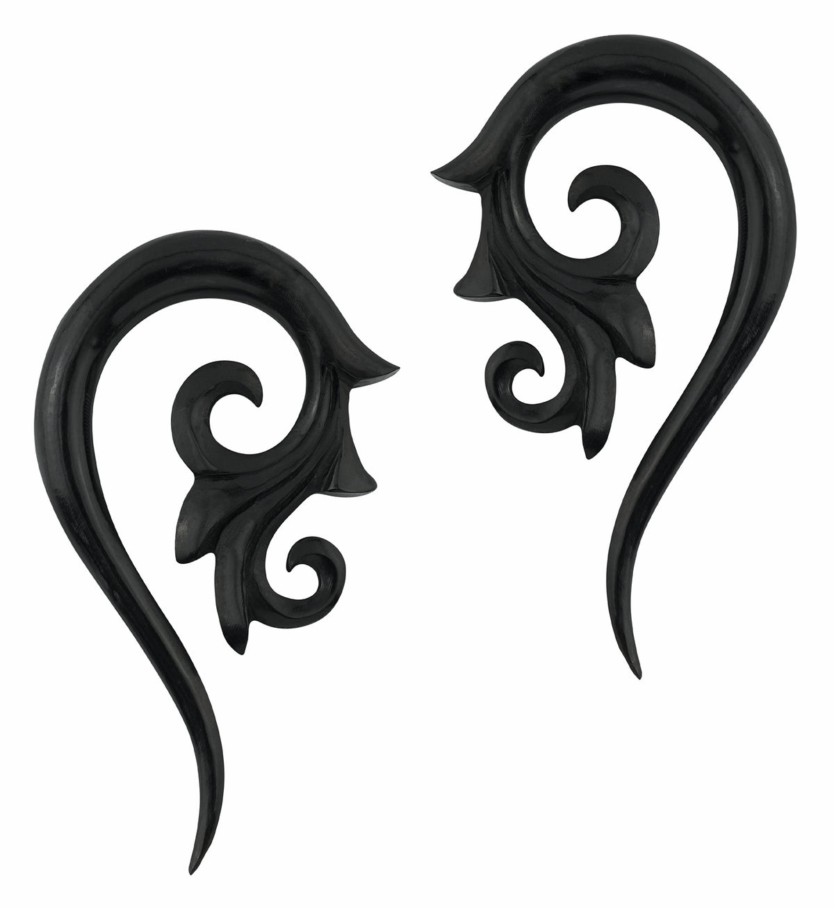 Black Horn Ornamental Hangers