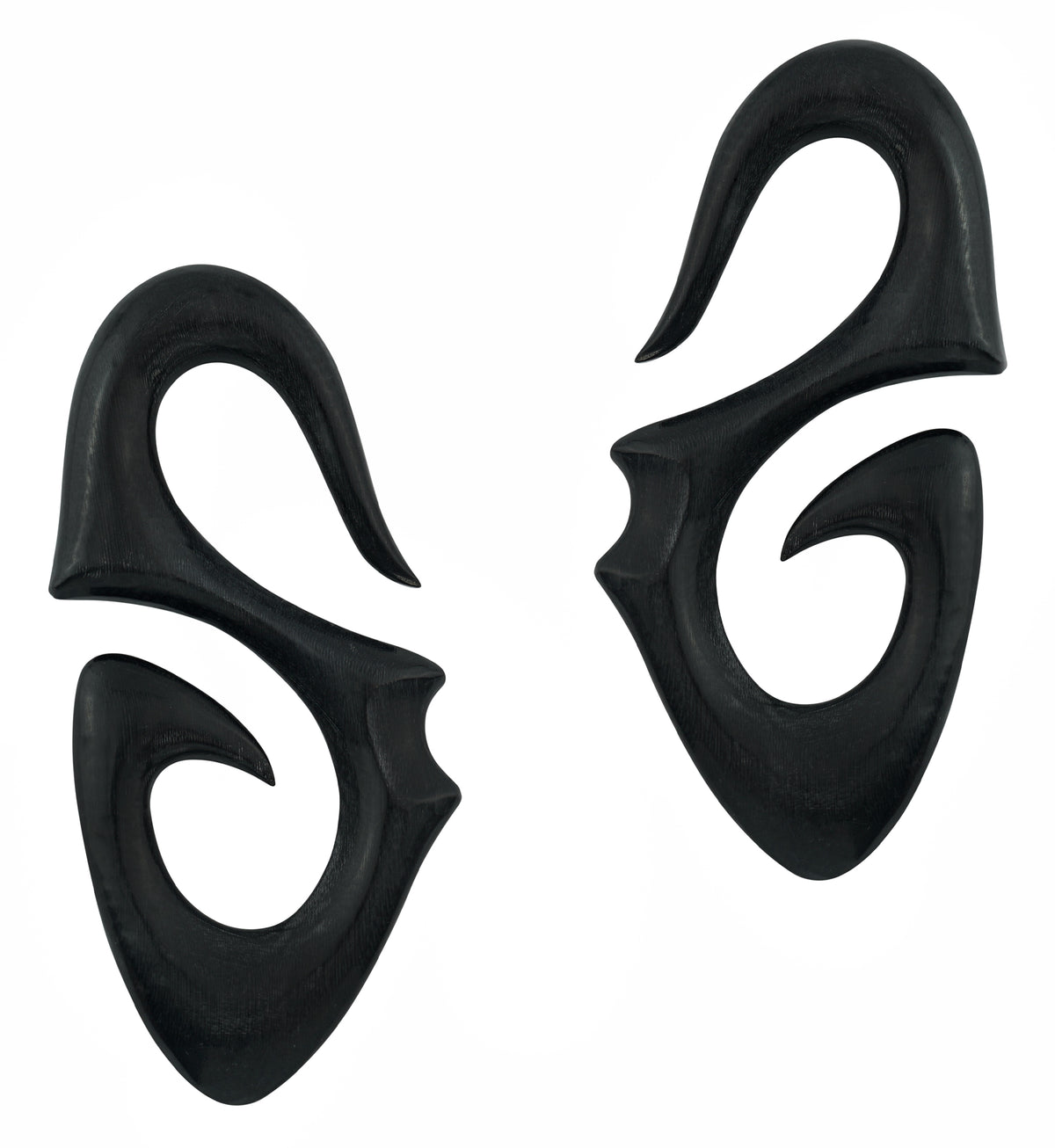 Black Horn Tribal Leaf Hangers