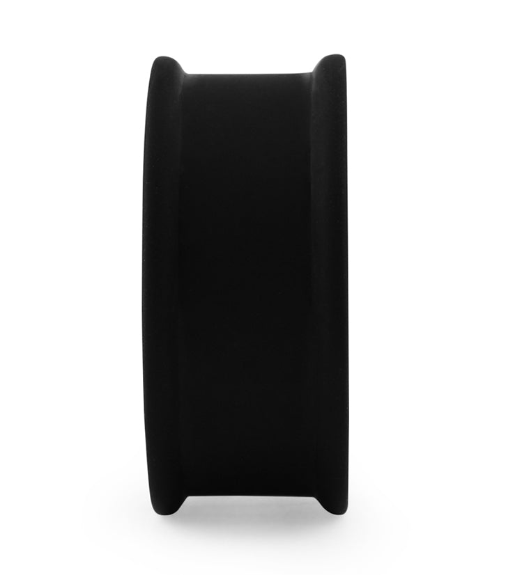 Double Flare Black Silicone Plugs
