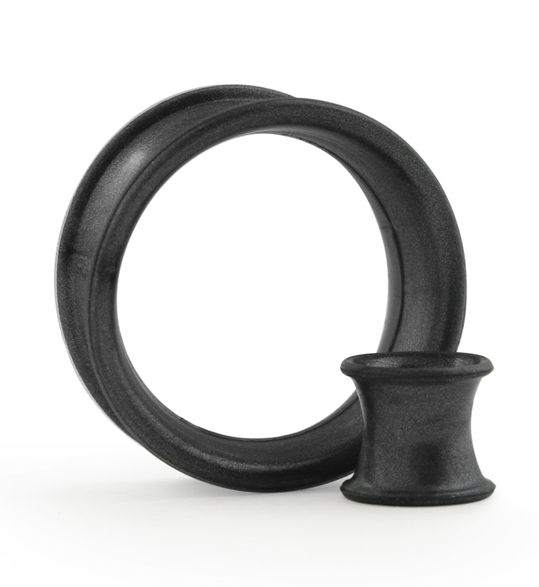 Black Metallic Silicone Ear Skins
