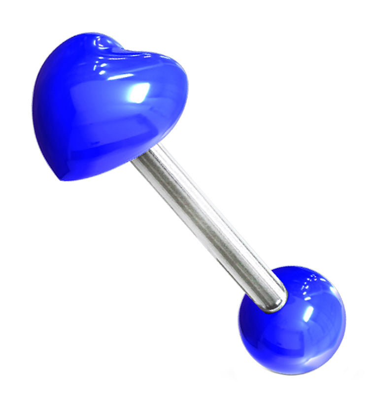 Heart Tongue Ring