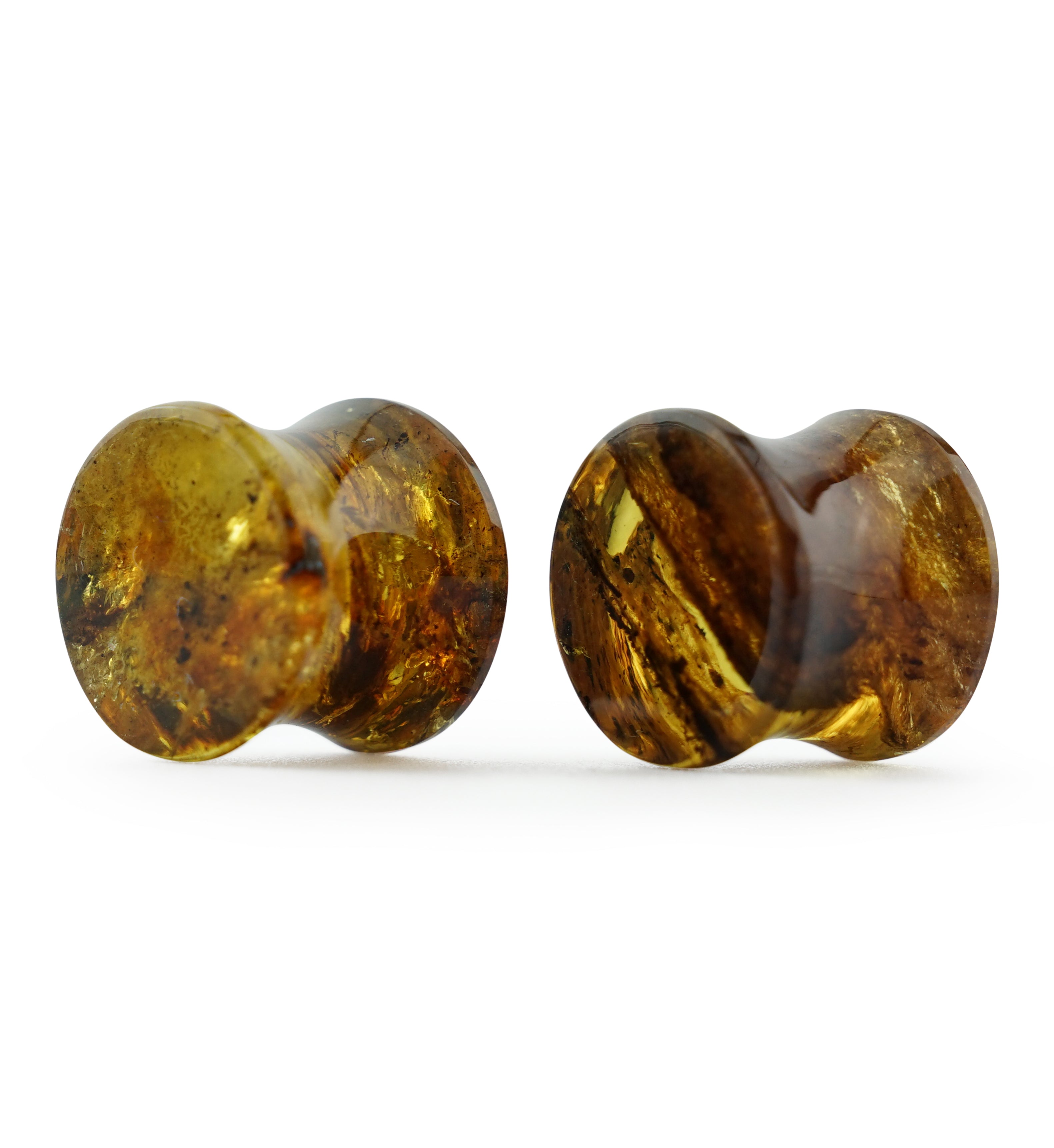 Chiapas Amber Plugs 00G (10mm) - Version 1