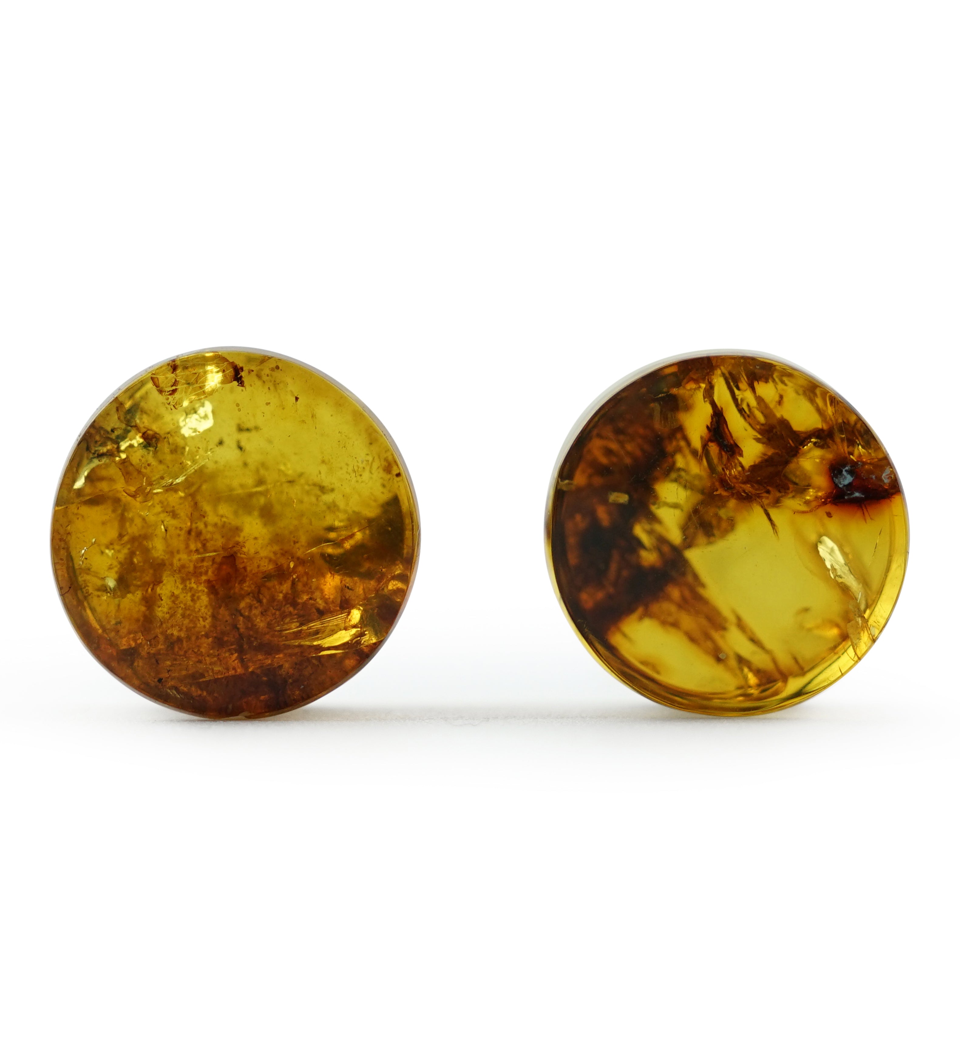 Chiapas Amber Plugs 00G (10mm) - Version 3