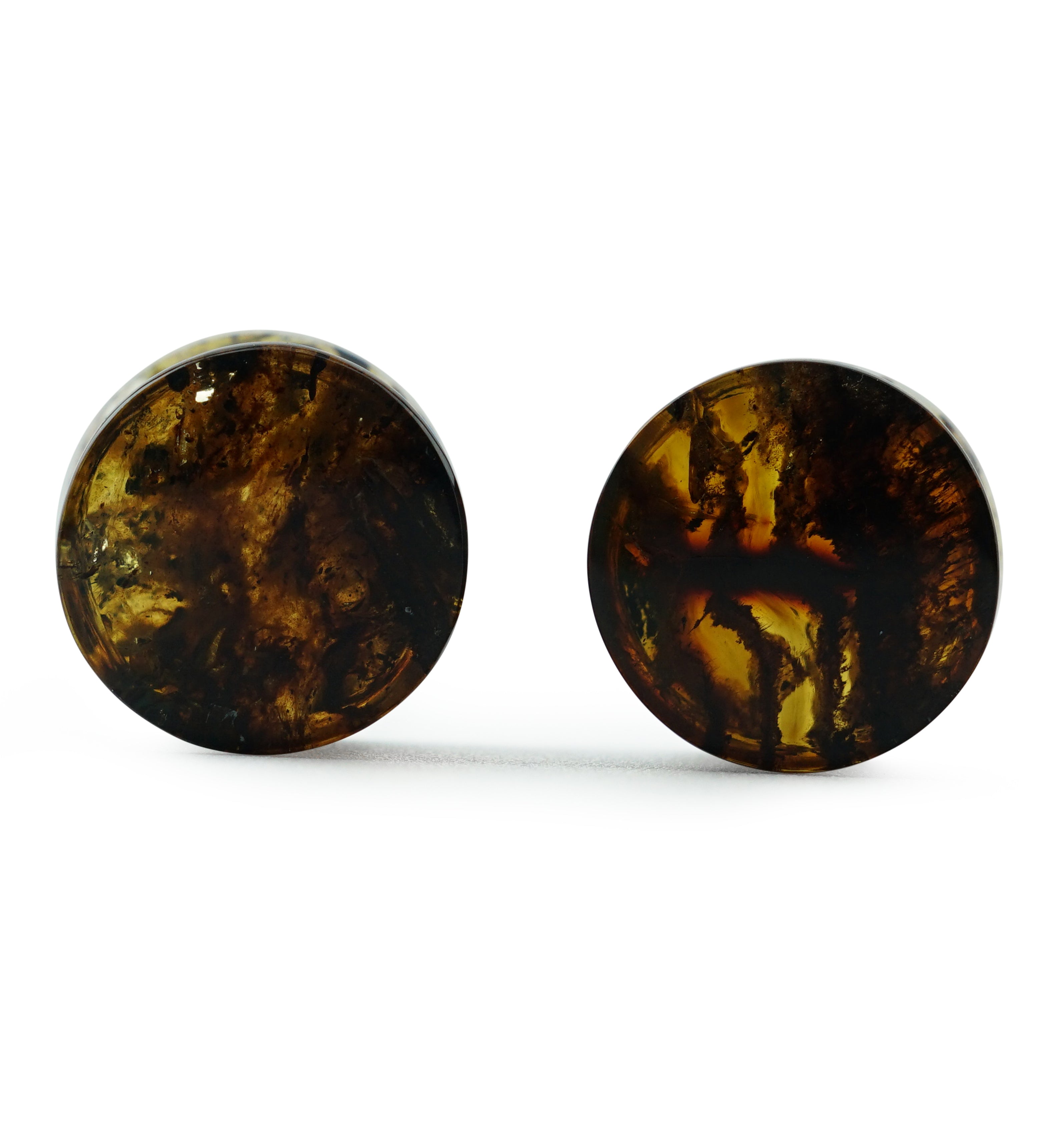 Chiapas Amber Plugs 00G (10mm) - Version 20