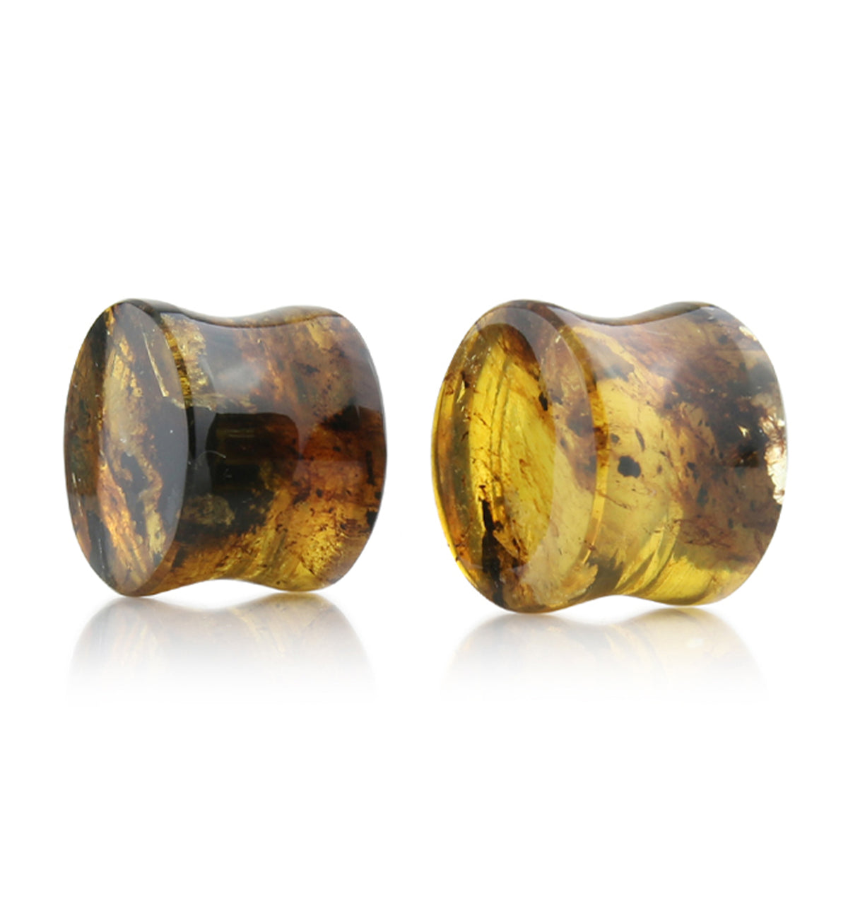 Chiapas Amber Plugs 9/16" (14mm) - Version 13