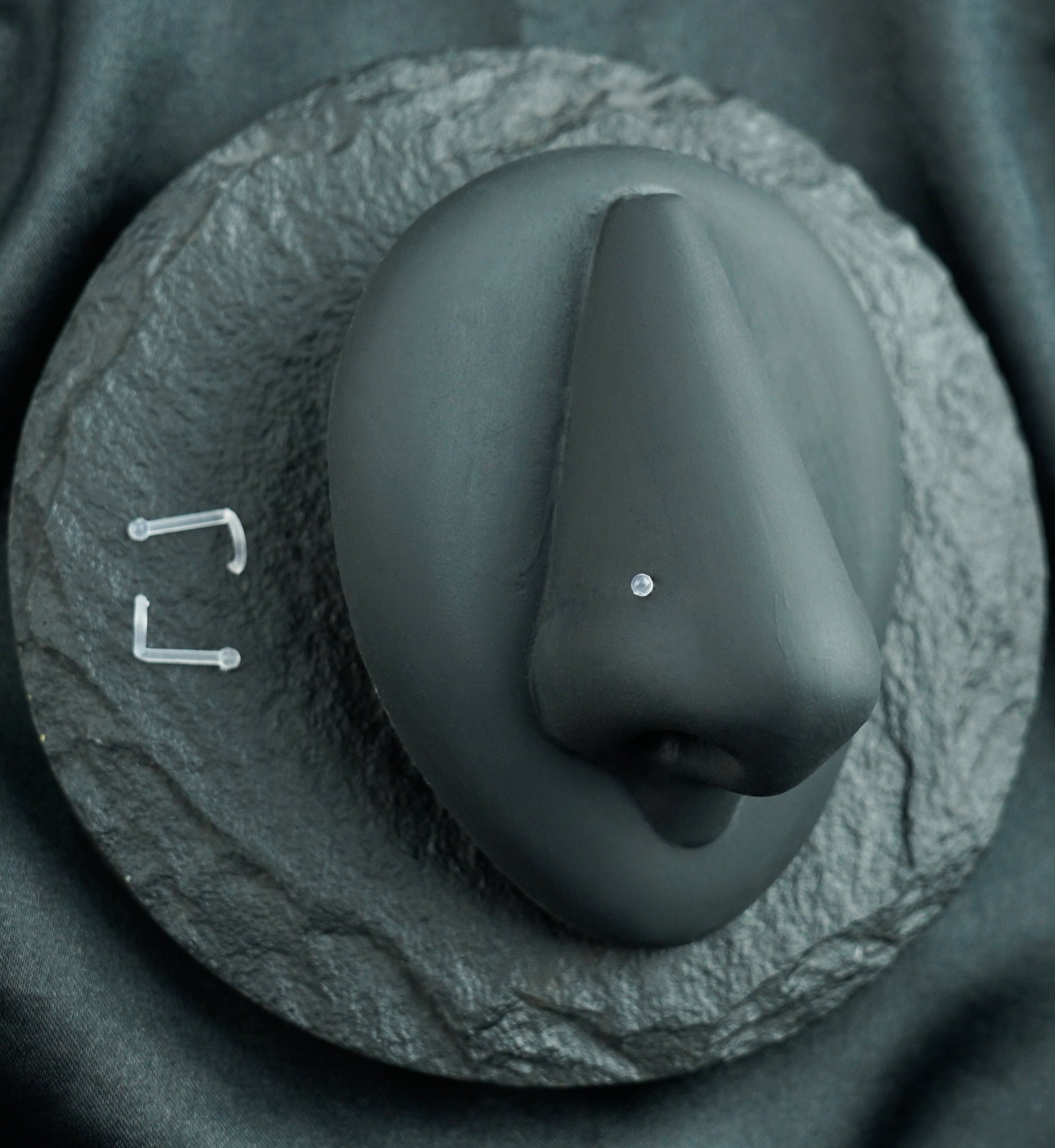 Clear Nose Ring Retainer