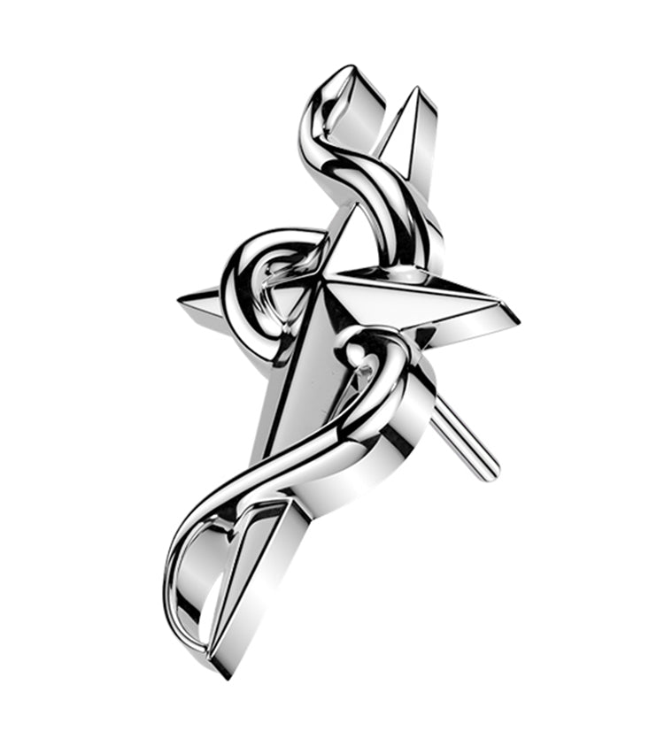 Constricted Star Titanium Threadless Top