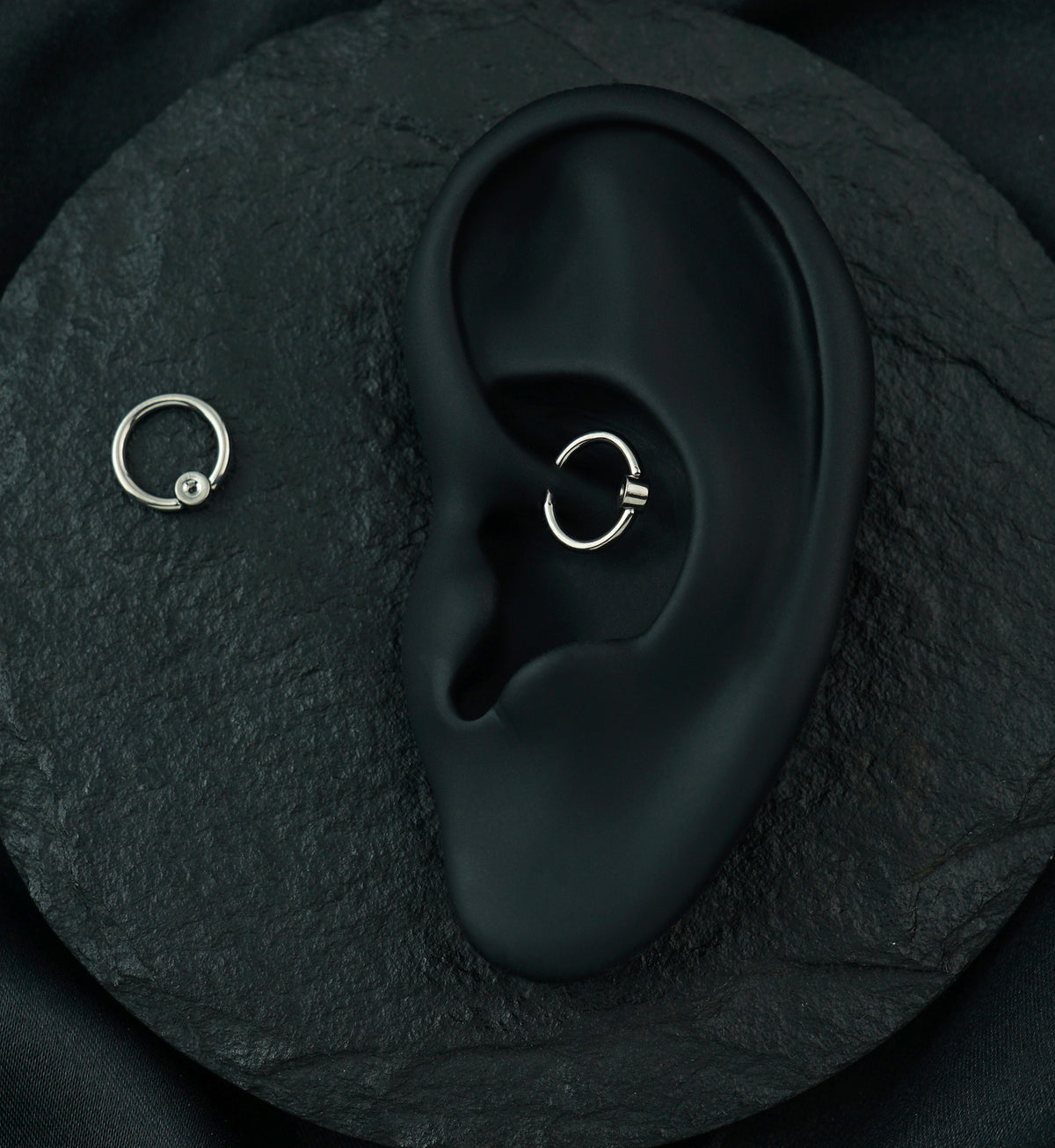 Custom Titanium Captive Bead Ring