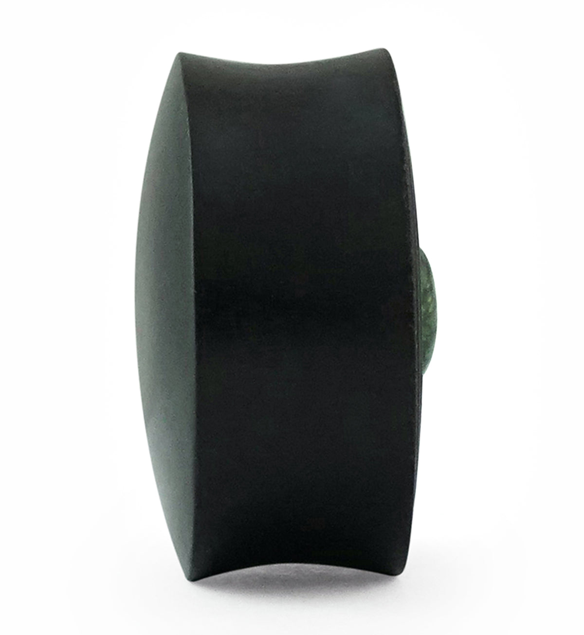Ecliptic Seraphinite Stone Areng Wood Double Flare Plugs