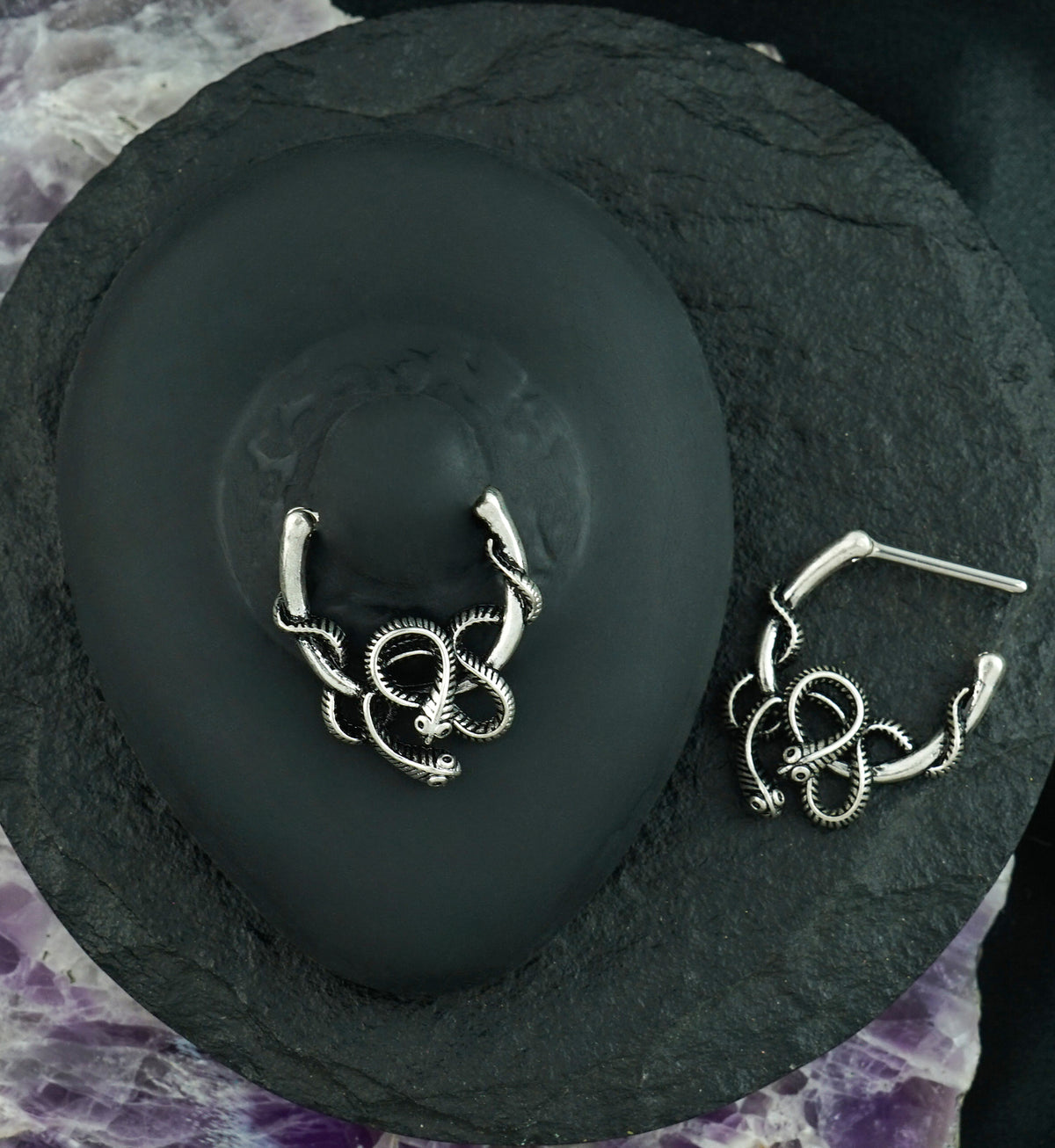 Entwined Snake Nipple Clicker