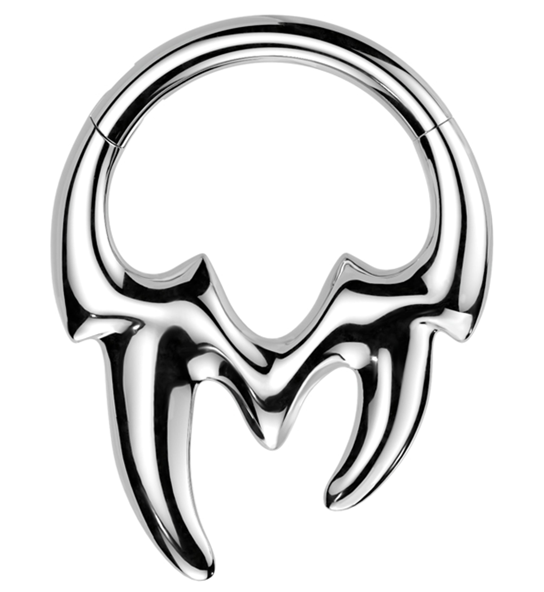 Fangs Titanium Hinged Segment Ring