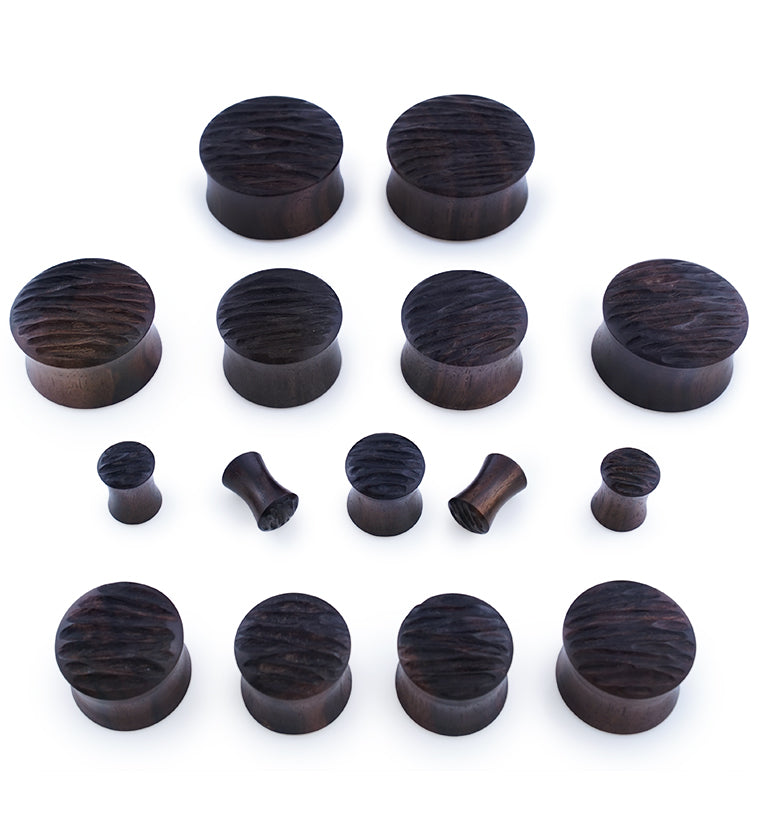 Furrow Areng Wood Plugs