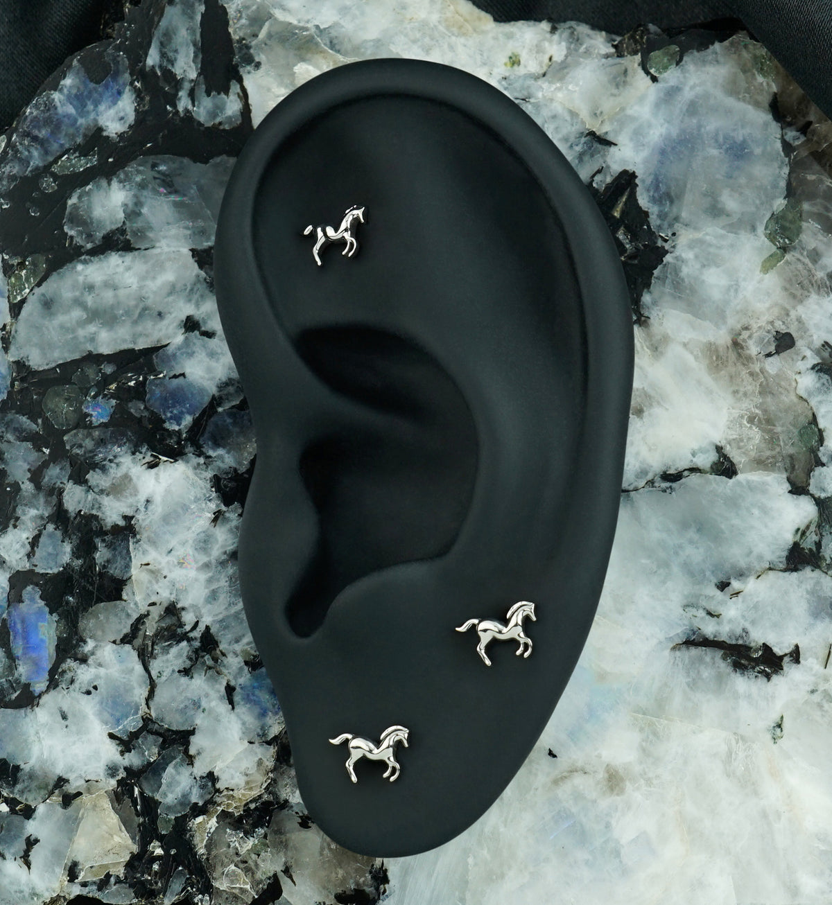 Galloping Horse Titanium Threadless Top