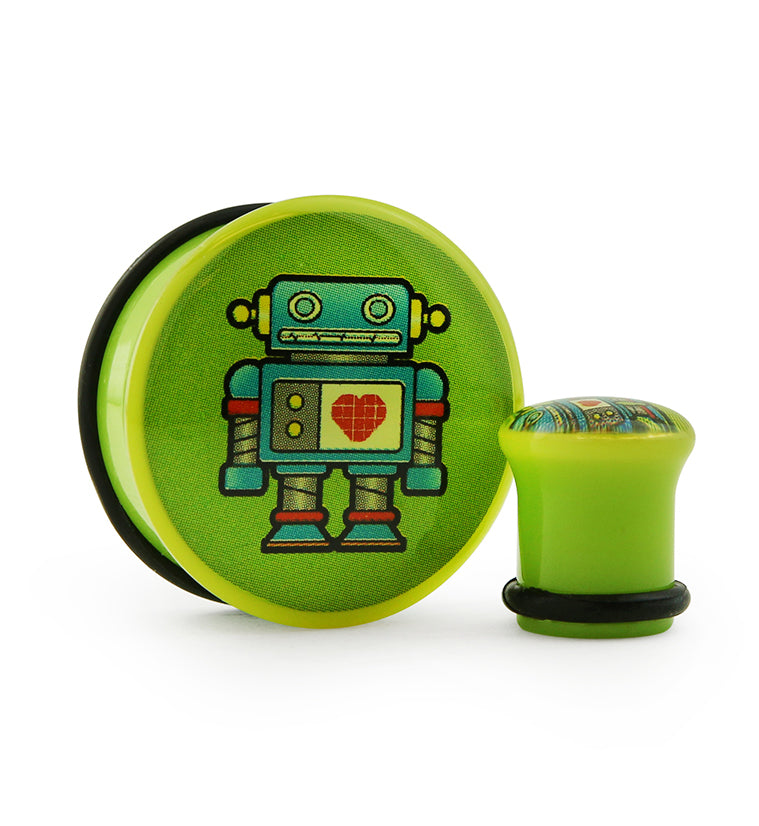 Green Robot Plugs