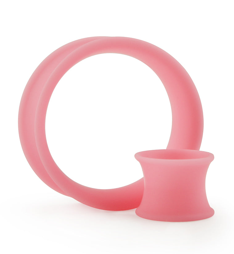 Matte Bubblegum Pink Silicone Ear Skins