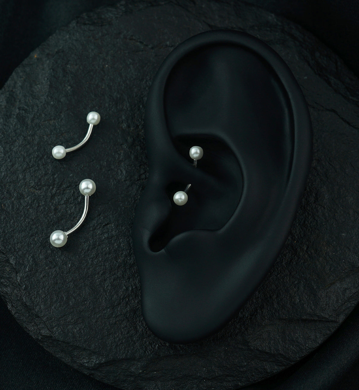 Pearl Top Curved Barbell