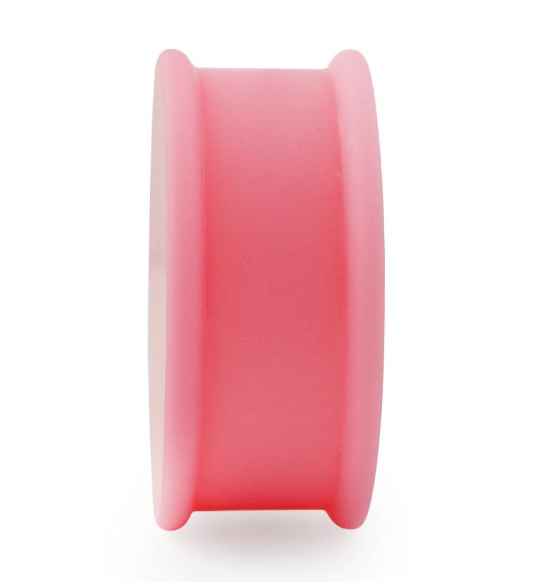 Double Flare Matte Bubblegum Pink Silicone Plugs