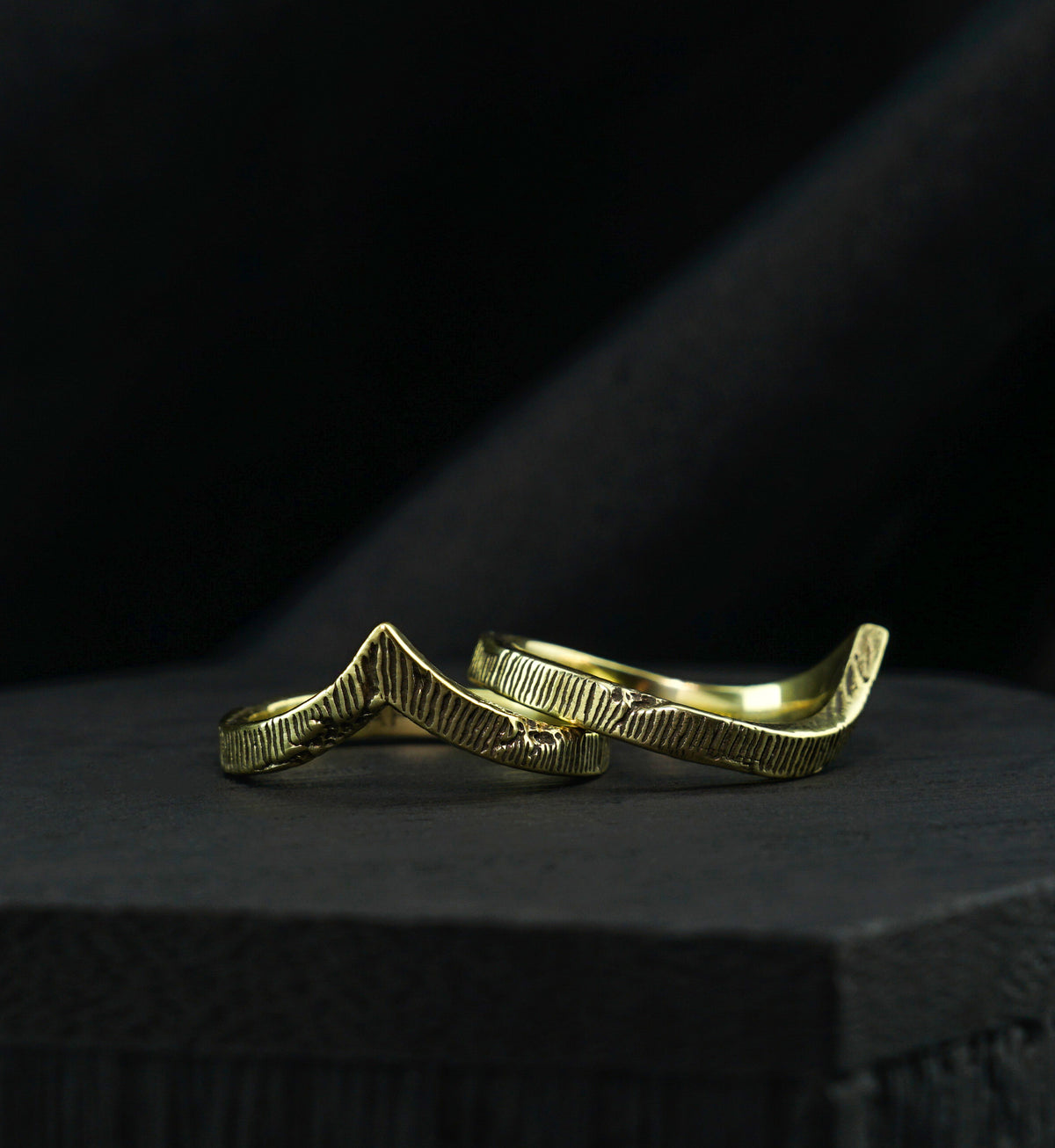 Plunge Brass Ring
