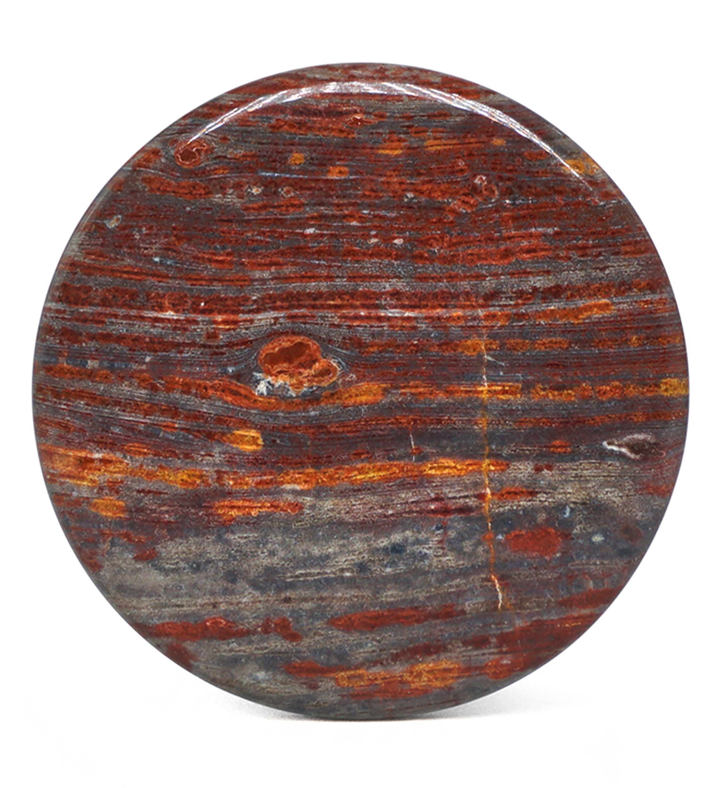 Red Brecciated Jasper Stone Plugs