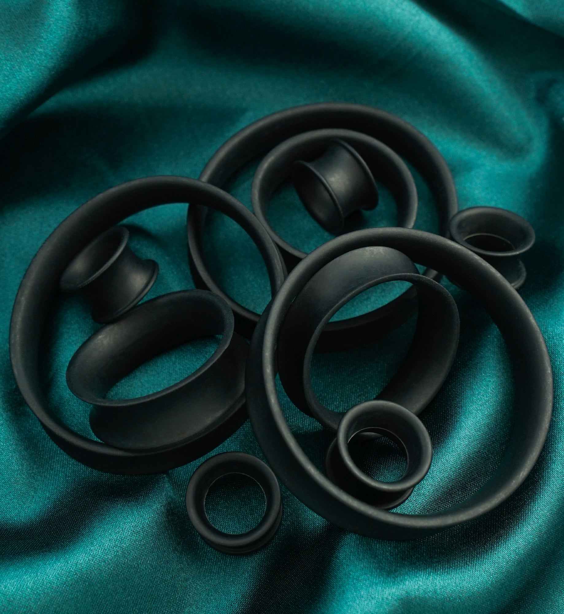 Silicone Black Ear Skins