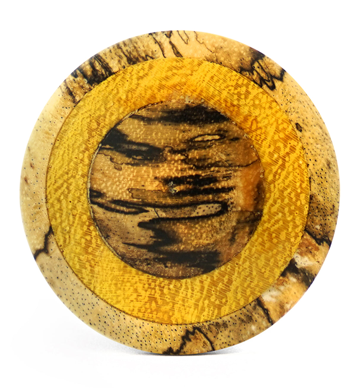 Single Flare Tamarind Wood Plugs with Jackfruit Inlay