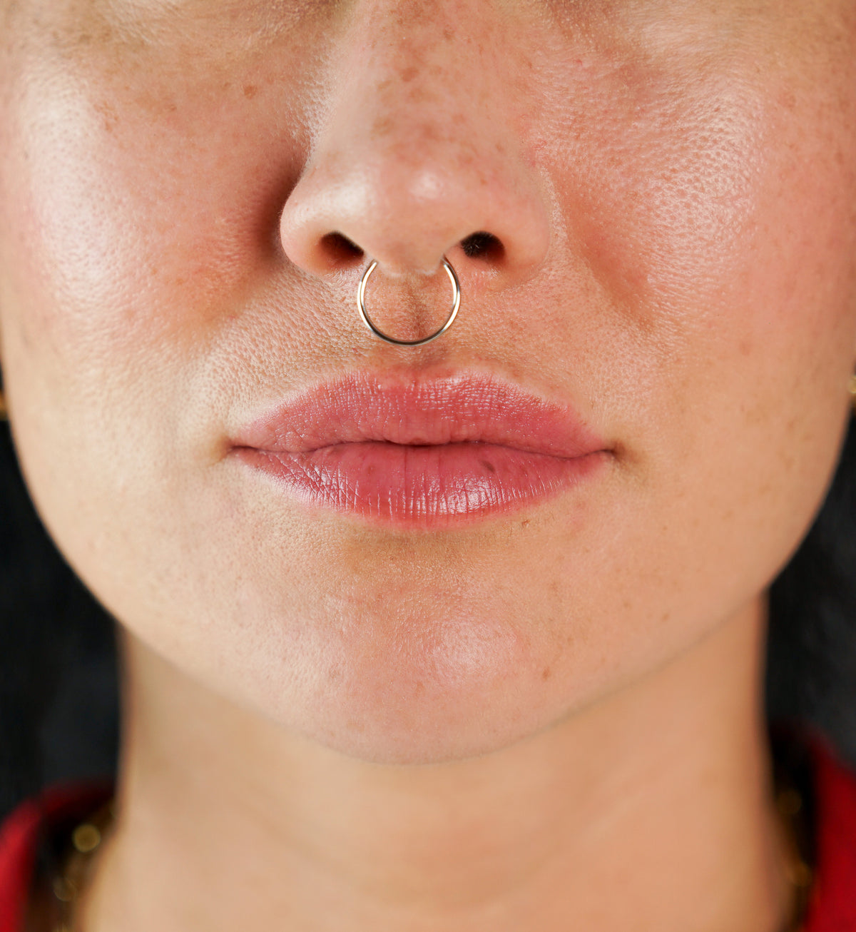 Single Hoop Stainless Steel Fake Septum Ring