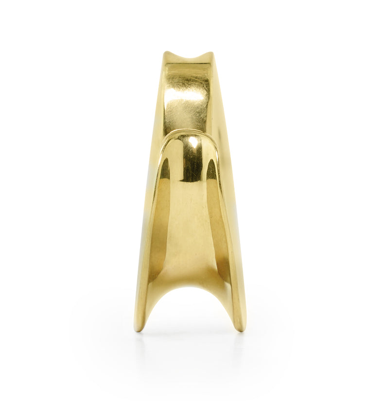 Spiral Brass Saddles