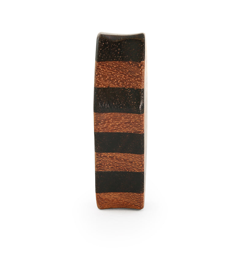 Saba Wooden Striped Coffin Plugs
