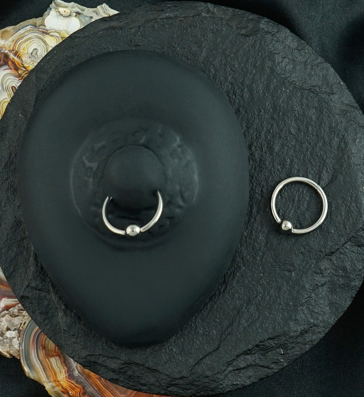 Titanium Captive Nipple Ring