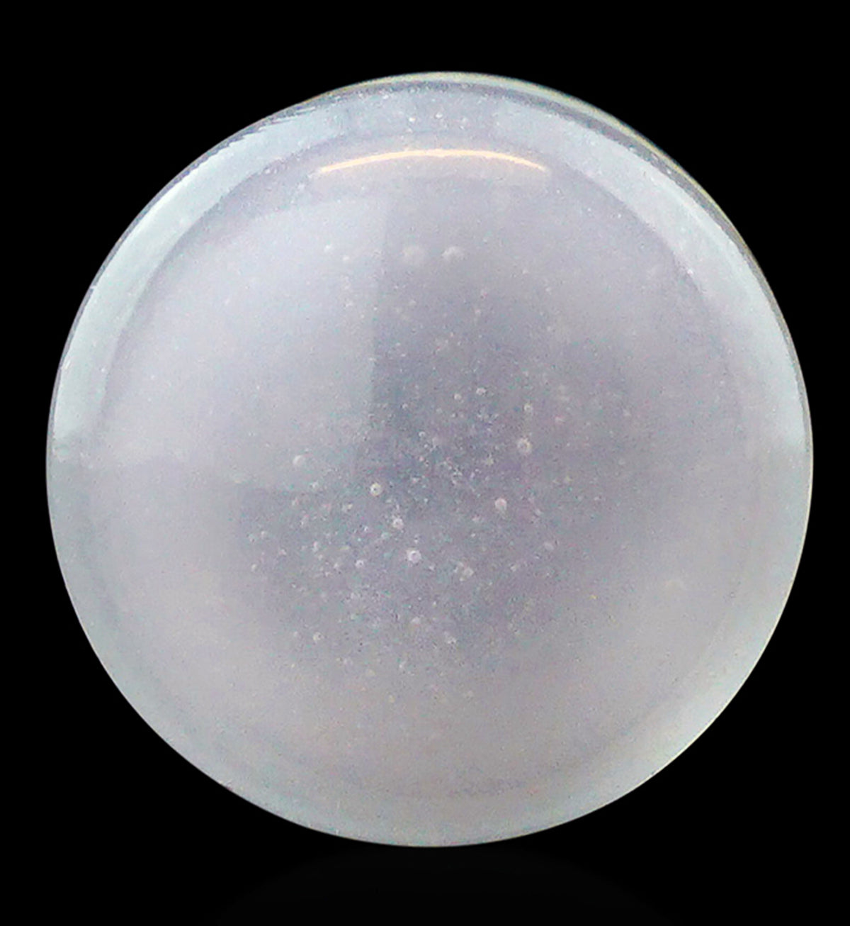 Translucent Pink Color Front Single Flare Glass Plugs