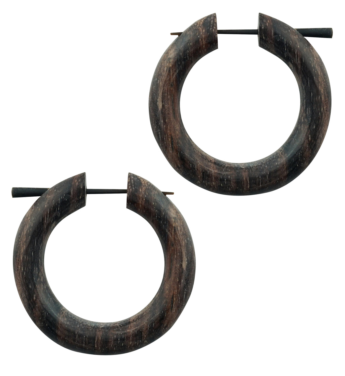 Wooden Hoop Fake Gauges Plugs
