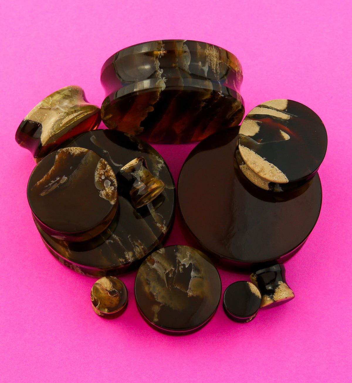 Zebra Amber Plugs
