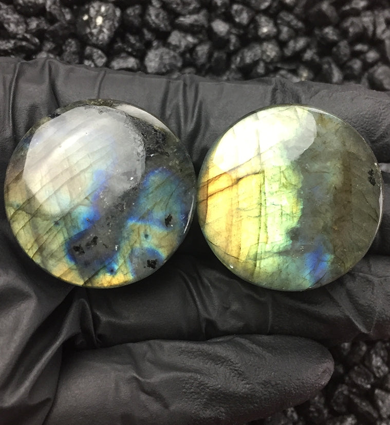 Labradorite Stone Plugs