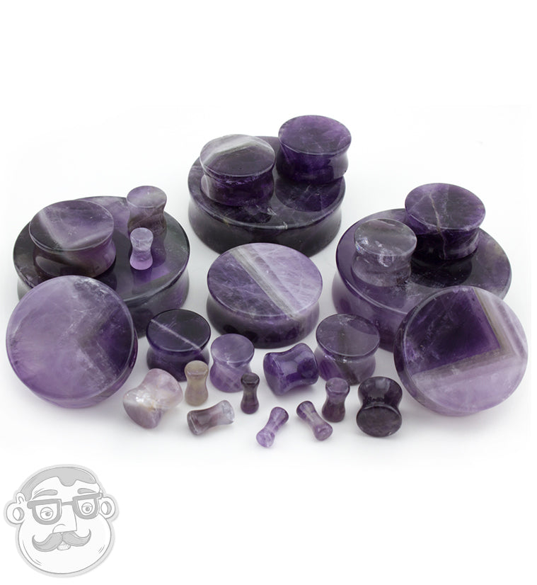 Amethyst Stone Plugs