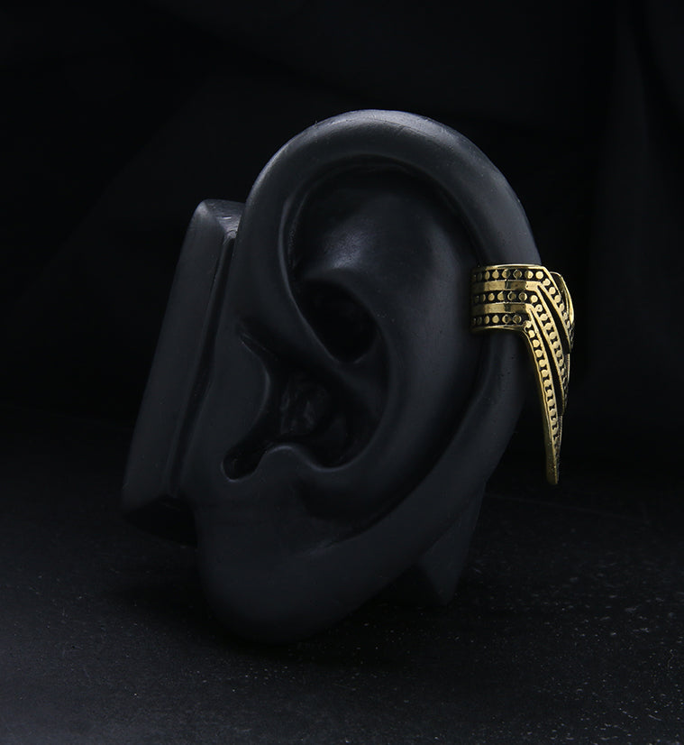 Arrow Brass Ear Cuff