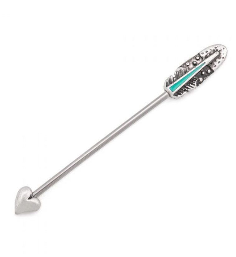 Heart Arrow Industrial Barbell