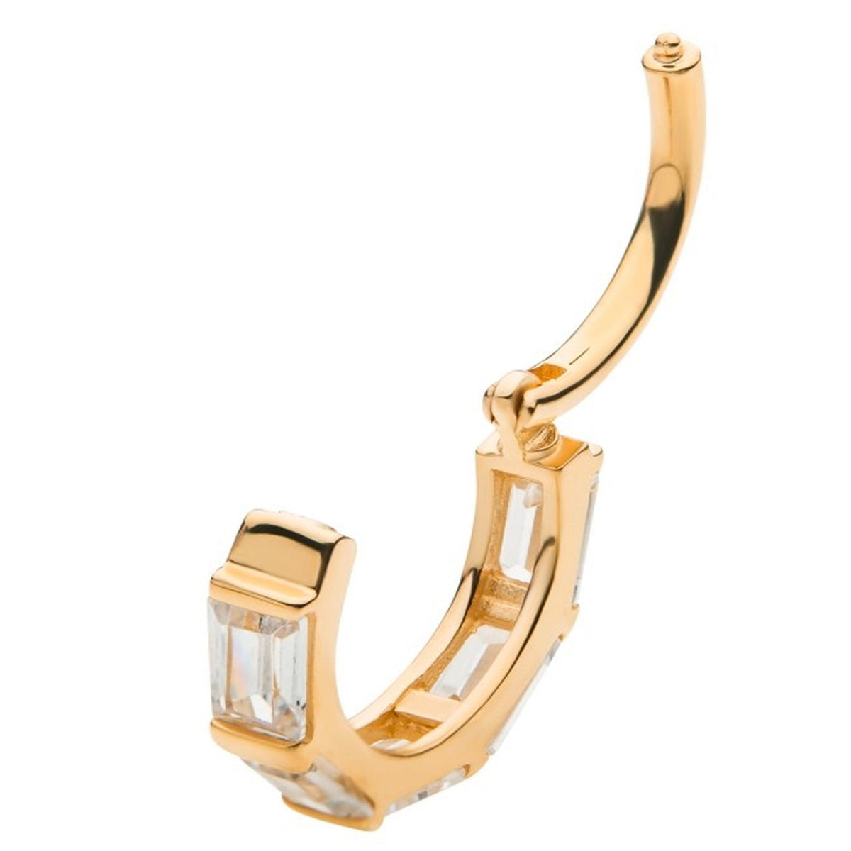 14kt Gold Bauble Hinged Segment Ring