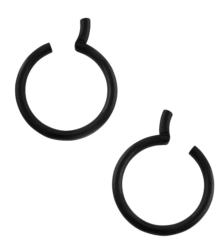 Golden PVD Hoop Ear Weights