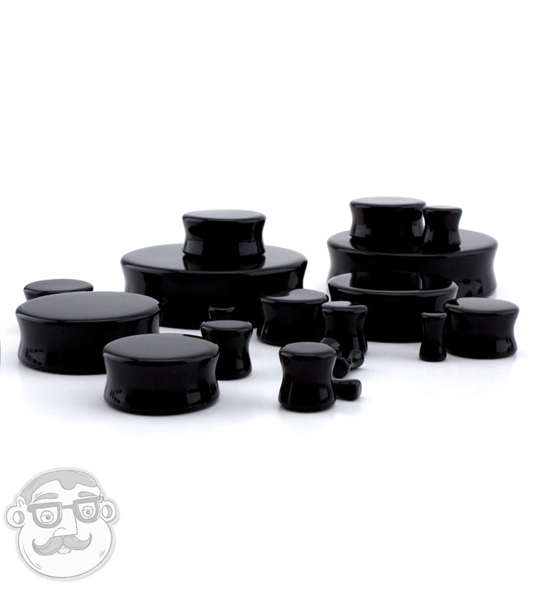 Black Obsidian Stone Plugs