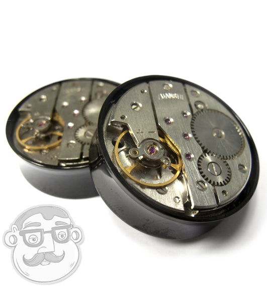 Black Steampunk Plugs
