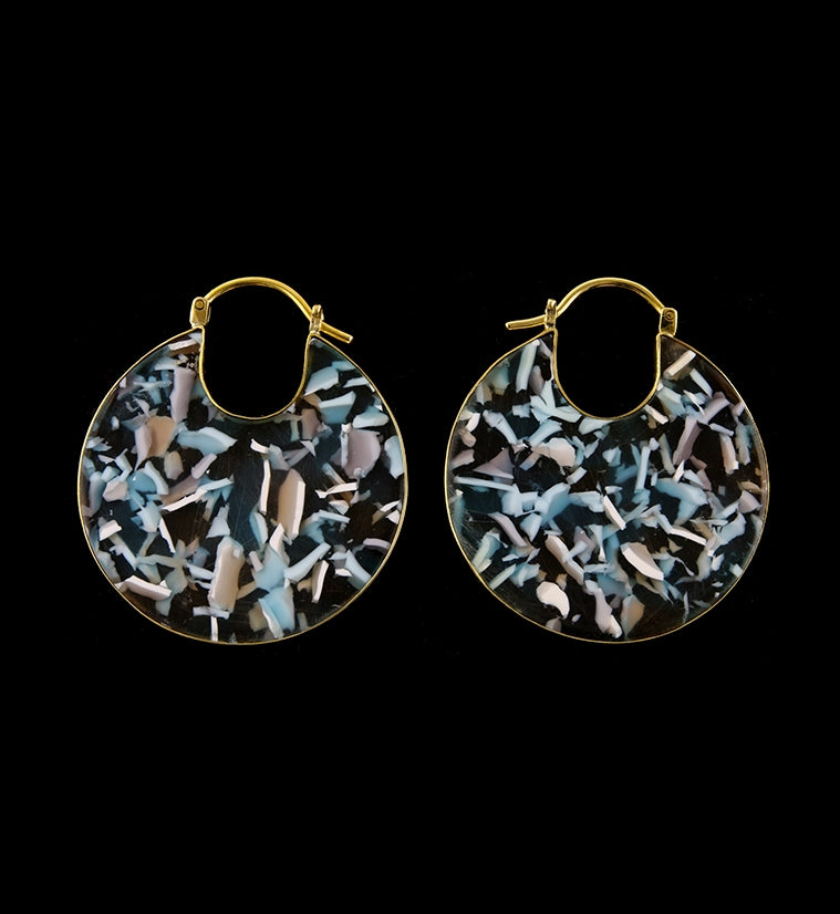 Discoid Blue Freckle Hangers