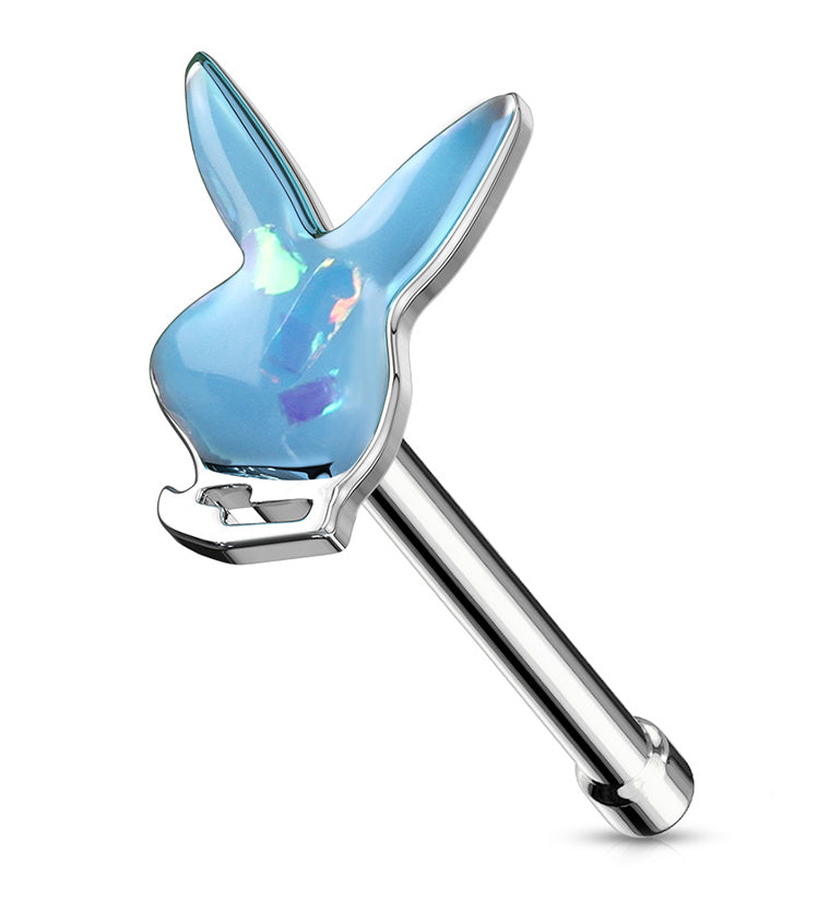 20G Green Playboy Bunny Nosebone