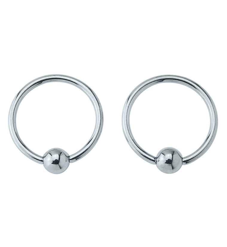 Titanium Captive Nipple Ring