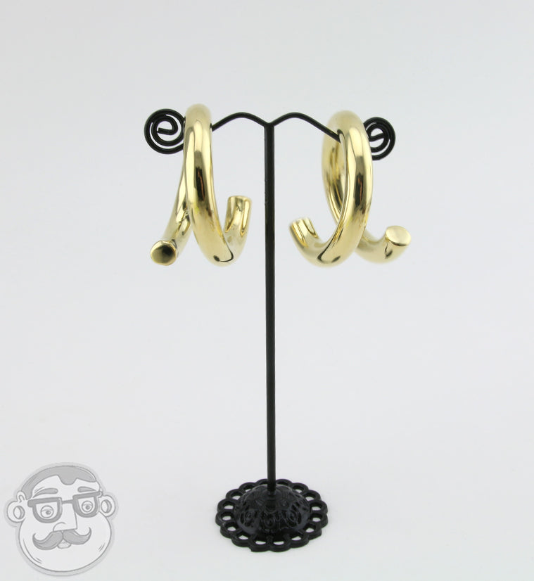 Coil Brass Ear Weights