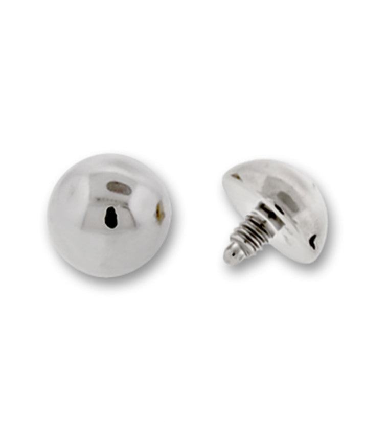 16G Titanium Dome Threaded End